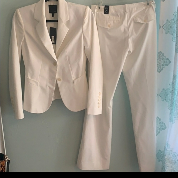 The Limited Jackets & Blazers - NWT Limited White Pants Suit